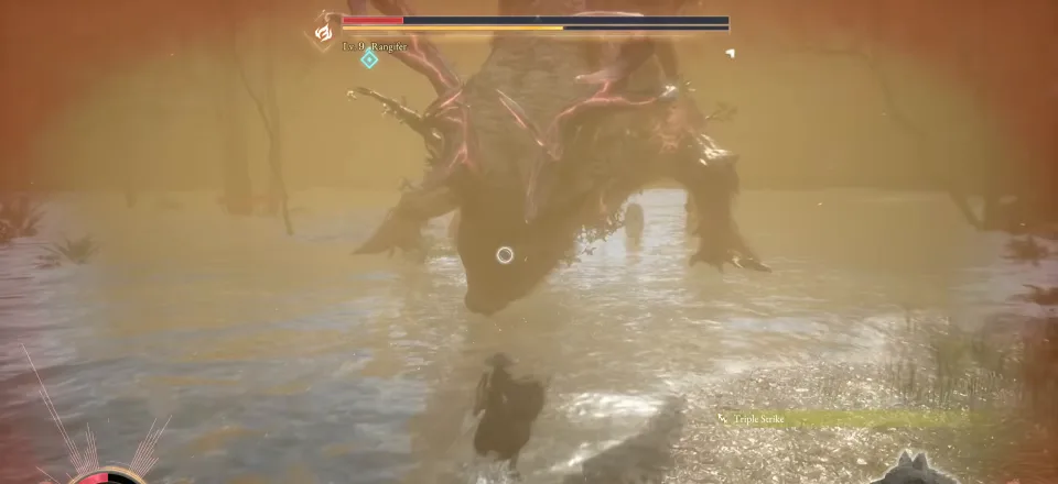 Achievement art for the first Nushi boss, a large antlered creature